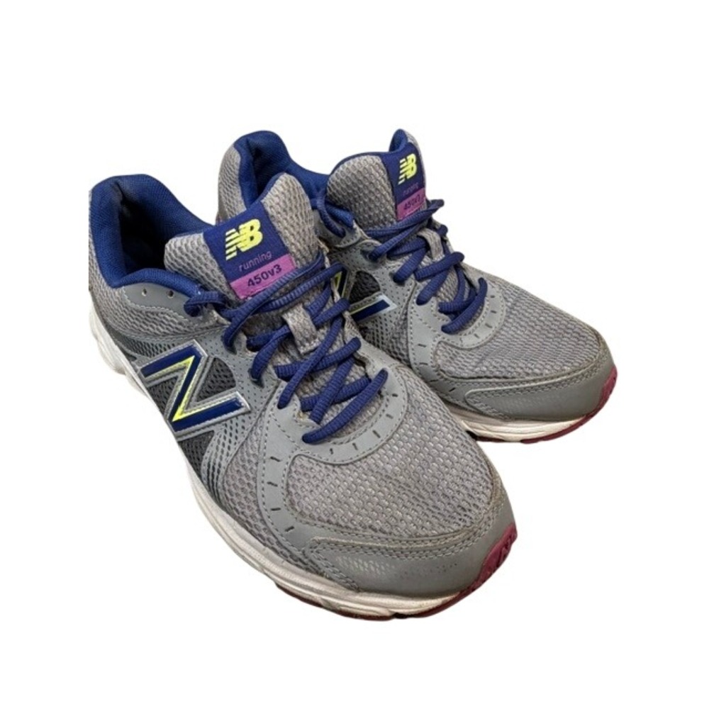 New Balance 450v3 Womens Running Shoes Grey‎ Blue Purple Size 10